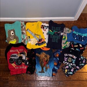 7 Pairs of Boys Longsleeve Pajamas